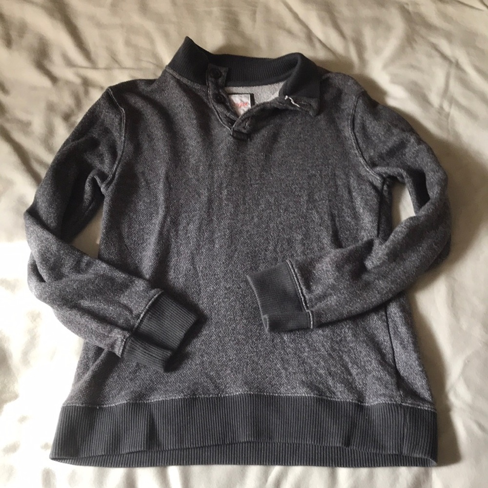 Collared button up boys sweater